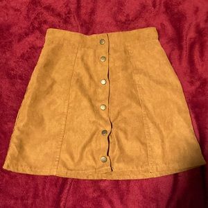 NWOT Suede skirt